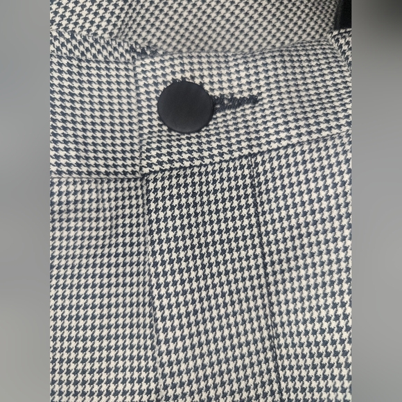 Banana Republic Sloan Straight Leg Full Length Houndstooth Pants Sz 6 Petite New - Picture 9 of 9